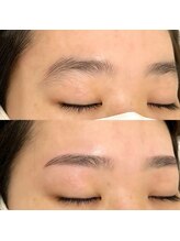 ミラ 渋谷(Eyebrow salon Mira)/自眉を活かして平行眉/担当Riho