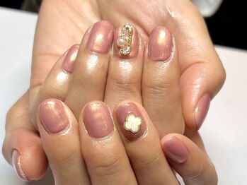 ゴッダスネイル(GODDESS NAIL)/ワンカラー+パーツ2個