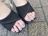 【6/15までご来店限定】フット・ワンカラーネイル(オフ込）￥7100→