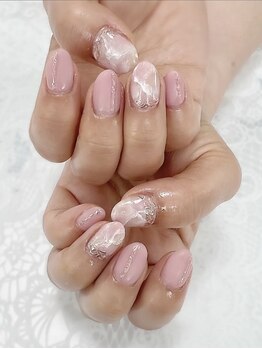 ウェーブ(WAVE)/定額4980円☆大理石ネイル