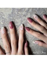 ネイルサロン アニーアンドジーノ シド(NAIL SALON Annie&Gino shido)/《ぷっくりお花ネイル》