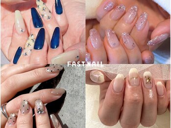 ファストネイル 新宿店(FAST NAIL)の写真/コスパ◎高い技術を持つスタッフ多数在籍★アートデザイン￥4860～!ハイセンスなデザインを指先に♪