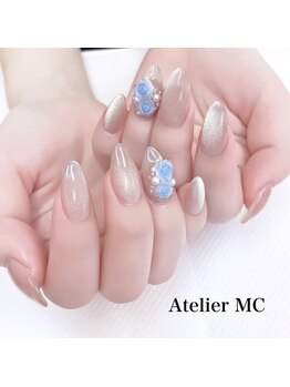 アトリエ エムシー 新富町(Atelier MC)/チップ長さだし+有料追加アート