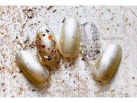 偏向パールのベージュミラー