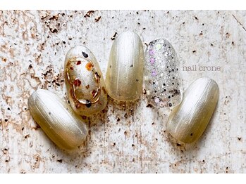 偏向パールのベージュミラー