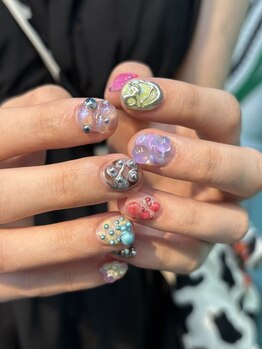 個性派ニュアンスnail
