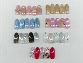 ネイルサロンアンドネイルスクールアートローズ 町田店(Art Rose)の写真/【充実した定額プランご用意♪サンプル豊富☆】上品デザイン～トレンド・個性派まで幅広く対応！