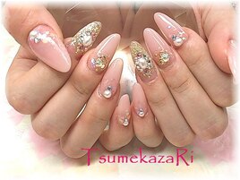 ミルクピンク＆ゴールド