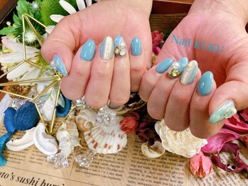 ネイルサロン ネイルクク(Nail KUKU)/水色