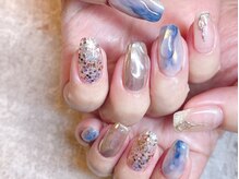 ネイルマジック 仙台一番町店(NAIL MAJIC)/水滴×ニュアンスネイル￥8800