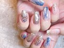 水滴×ニュアンスネイル￥8800