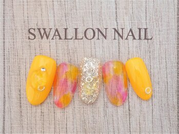 スワロンネイル(SWALLON NAIL)/3月、４月　定額ネイル★