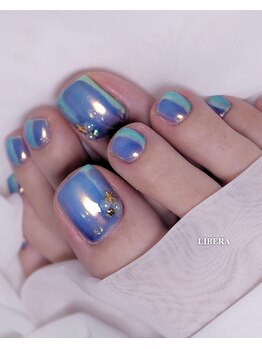 オーロラフットネイル