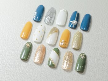 ヴィエルバ(VIERVA)の写真/《◆HAND◆デザインネイル¥8300→¥7700》ワンカラーはもちろん、デザインも豊富にご用意◎ぜひお試しあれ♪