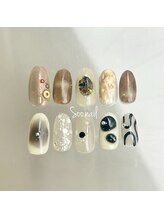 ソーネイル(Soo.nail)/12月定額ネイルシンプルデザイン