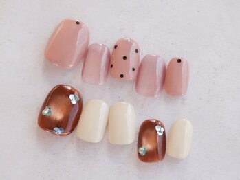 ディーネイルベイビー(DEE nail baby)の写真/ハンドもフットも。毎月更新の定額サンプルが"可愛いの宝庫"＊高満足度で初めの方でも通いやすいサロン◎