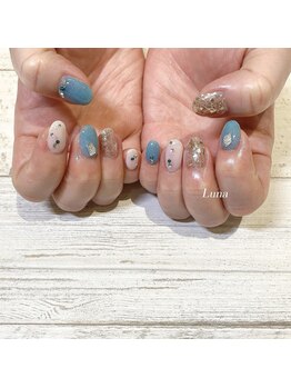 ネイルアンドまつ毛エクステ ルーナ イオン多摩平の森店/おまかせアート☆