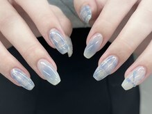ローランリム(LORAN Lim)/ブルーチェックネイル