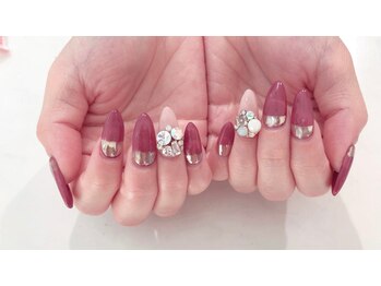 エトワール 中川中島店(Etoile)/ミラービジューネイル