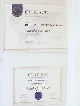 サロンドエステケイワイ(de KY)/CIDESCO国際ライセンス