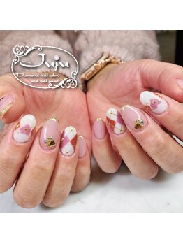 ジュジュ(Juju)/バレンタイン　ハートアーガイル