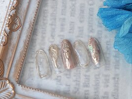 綺麗め大人ネイル