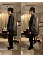 ロアー 赤坂店(RAWR)/姿勢ビフォーアフター