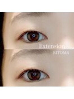 リトマ 宮原店(RITOMA)/シングルラッシュ ブラウン