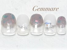 ジェンマーレ 青葉台店(Gemmare)/雪だるまフレンチネイル