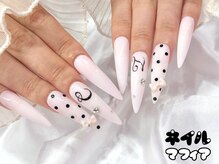 ネイルマフィア 渋谷(NAIL MAFIA)/長さだし/ドット/推し/渋谷