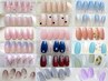 【オフ無料】定額4,860円コース ─ シンプルネイル/オフィスネイル100種♪