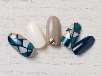 ア ネイル(A nail)/ステンドグラス☆オータム