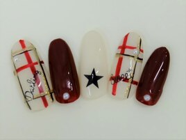 チェックネイル