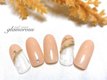 ネイルグラマラス 西新井店/《パラジェル》大人フレンチ