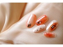 ルポネイル 高円寺(repos nail)/定額　ミラーニュアンスネイル