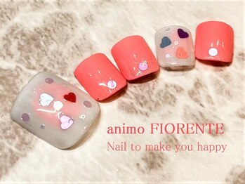 アニモ フィオレンテ せんげん台西口店(animo FIORENTE)/【定額フットネイル】¥8500