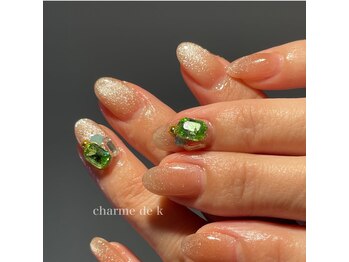 シャルム ド ケー(charme de k)/マグネット／ビジューネイル