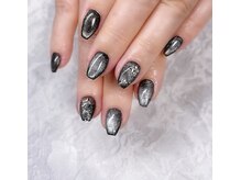 ディアリーネイル(Dearly Nail)/マグネットネイル＆蝶々