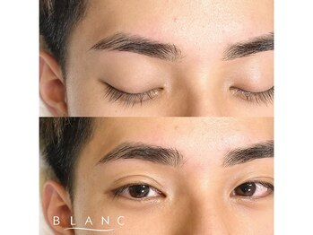 アイラッシュサロン ブラン イオンタウンユーカリが丘店(Eyelash Salon Blanc)の写真/【女性も男性もサロンにお任せ♪】眉毛の左右差、お手入れでお悩みの方へ！メイクアドバイス付でお悩み解消