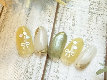 ネイル アンド アイラッシュ虹の写真/イベントにぴったりの華やかネイルは当店にお任せ◎こだわりの詰まった上質デザインで指先から気分をUP☆