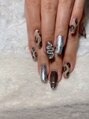 ルート(ROUTE)&nbsp;ヒョウ柄nail