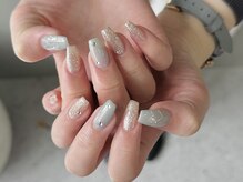 サンジュウヨン(34)/グレーブルーネイル　パラジェル