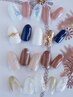 【ハンド】当店人気No.1【季節のプレート】ケア無料・税込み価格5500円!