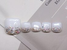 プリムナカノブ(Prim Nakanobu)の雰囲気（１月フットネイルデザイン♪）