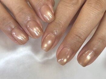 マラマネイル(Malama Nail)/マグネット/オレンジ/フィルイン
