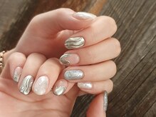アイネイルズ 渋谷店(I nails)/シルバーニュアンス¥8600[渋谷]