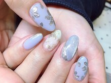 ネイルサロン リン(Lin)/ミラーネイル　パラジェル