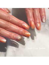 ネイルクルーノーヴル(nail Clou Noble)/オレンジ×マグネット