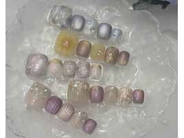 7.8.9月のフット定額/夏ネイル