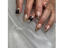 大人可愛いデザインネイル♪